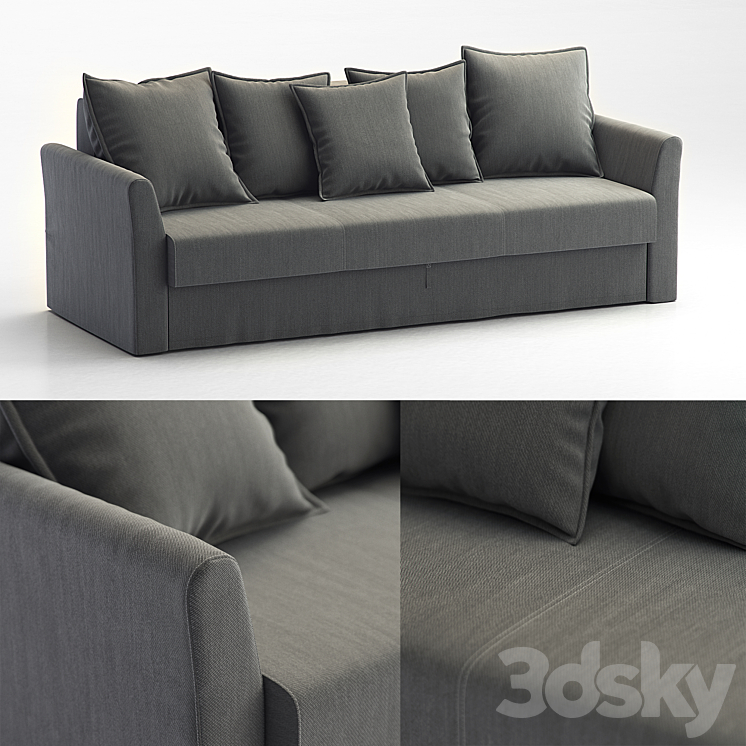 Holmsund Sofa 3DS Max - thumbnail 1