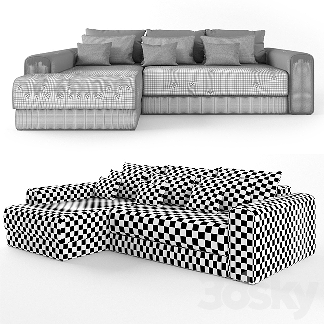 Hoof Madison \\ Madison Corner Sofa 3ds Max - thumbnail 2