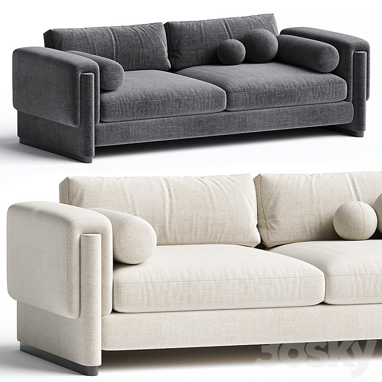 Howard Sofa 3DS Max Model - thumbnail 1