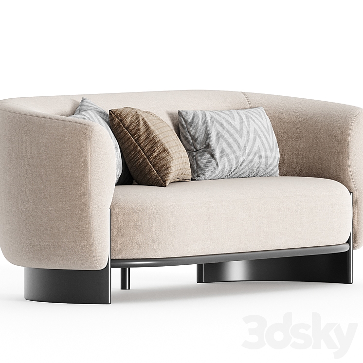 HUG | Sofa By PARLA 3DS Max Model - thumbnail 2