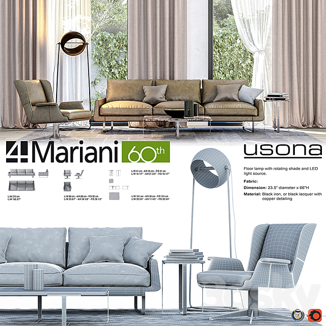 i4MARIANI Joshua Garbo. USONA 3DS Max Model - thumbnail 2