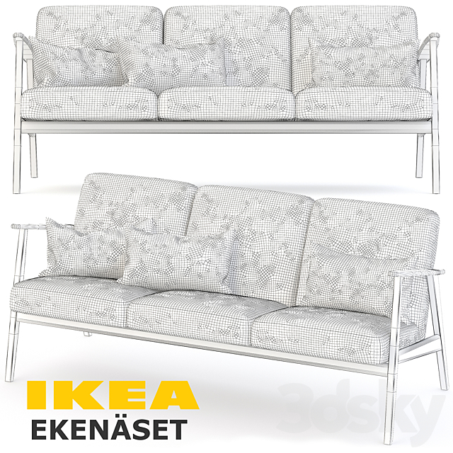 IKEA EKENÄSET (EKENASET) 3DSMax File - thumbnail 2