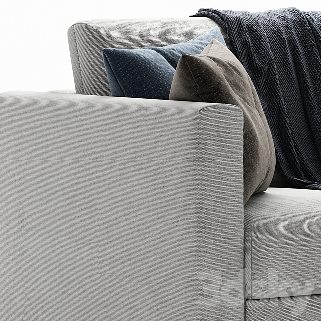 Ikea Finnala 3 seater sofa 3DSMax File - thumbnail 2