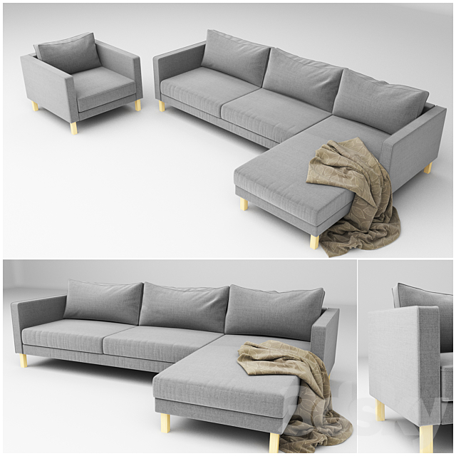 ikea KARLSTAD 3DS Max Model - thumbnail 2