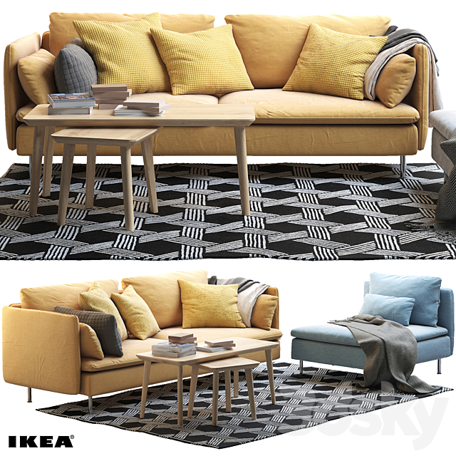 IKEA SODERHAMN 1 3DSMax File - thumbnail 1