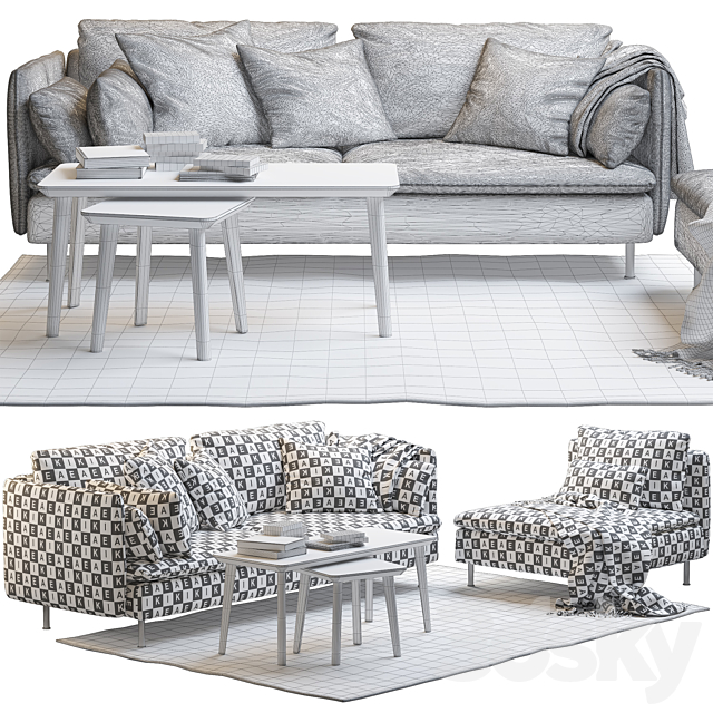 IKEA SODERHAMN 1 3DSMax File - thumbnail 3