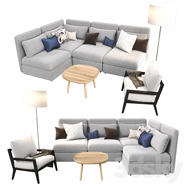 Interior Set 3DSMax File - thumbnail 1