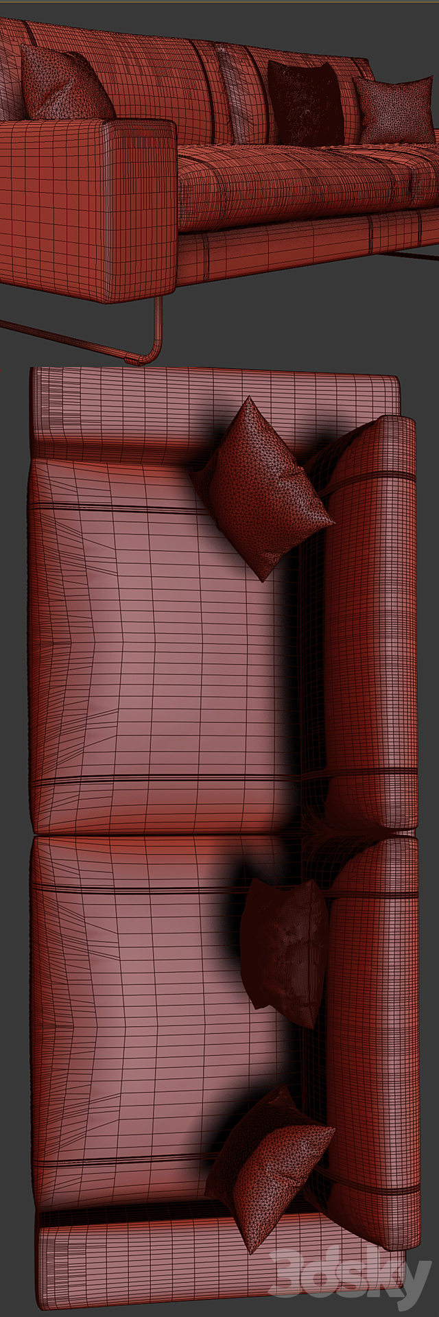 Isku Sofa 3DSMax File - thumbnail 3