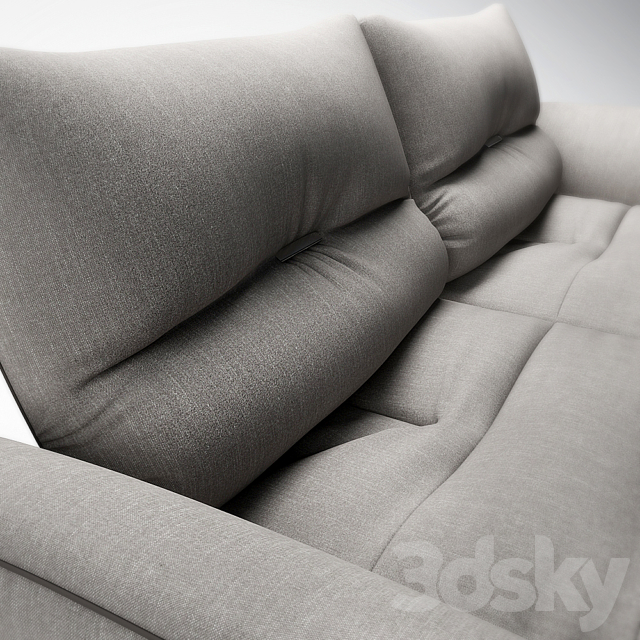 ITINERAIRE LARGE 3-SEAT SOFA 3DSMax File - thumbnail 3