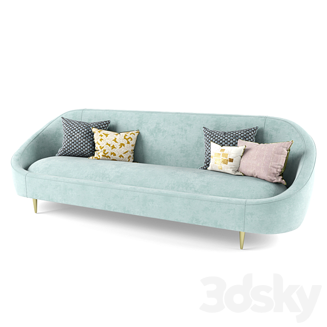 Jonatan Adler Ether Sofa 3DSMax File - thumbnail 1