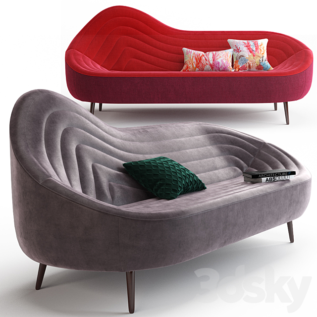 Kare Design Sofa Isobar 3DSMax File - thumbnail 2