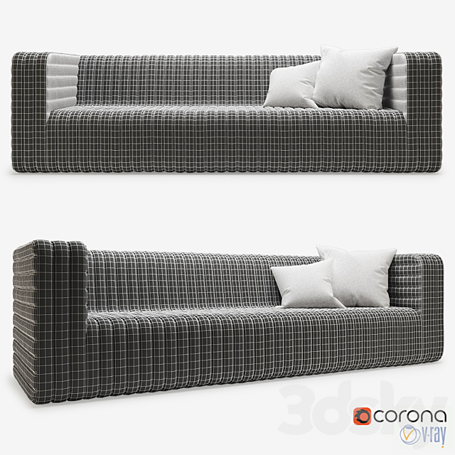 Kelly Wearstler Loma sofa 3DSMax File - thumbnail 2