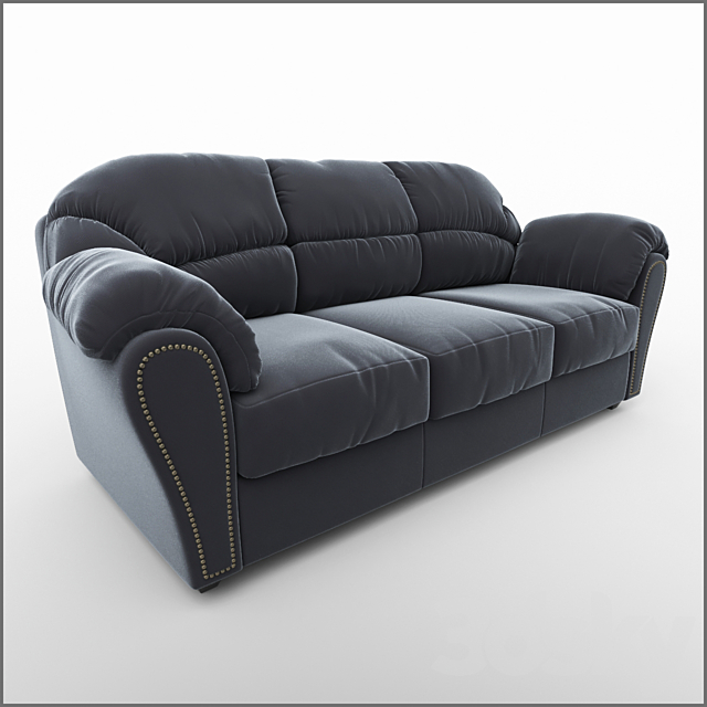 Kinlock Charcoal Sofa 3DSMax File - thumbnail 1