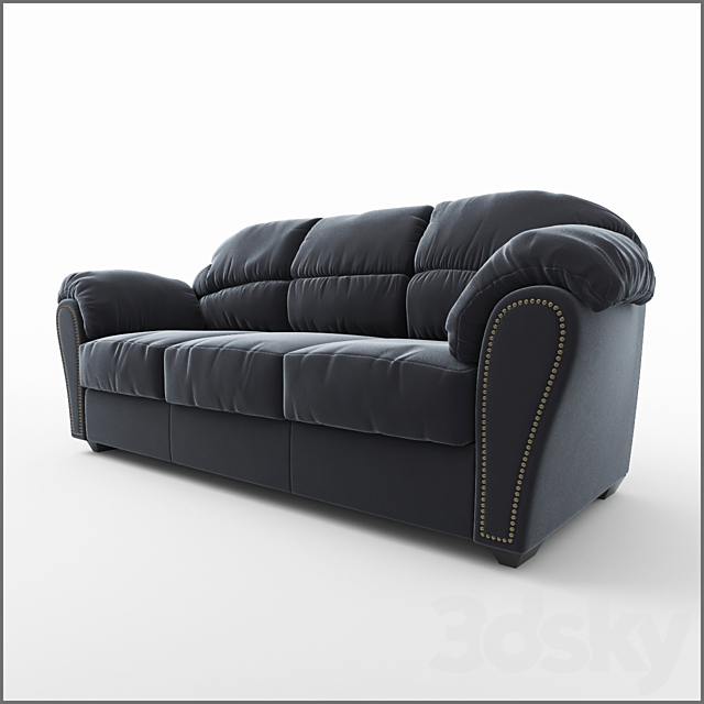 Kinlock Charcoal Sofa 3DSMax File - thumbnail 2