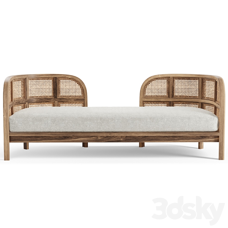 Kinslow day bed 3DS Max Model - thumbnail 2