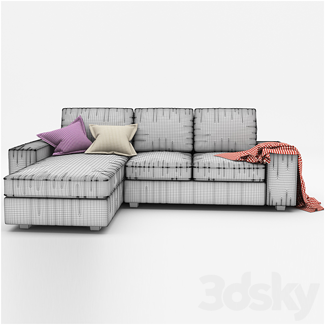 KIVIK IKEA 3 3DS Max Model - thumbnail 3