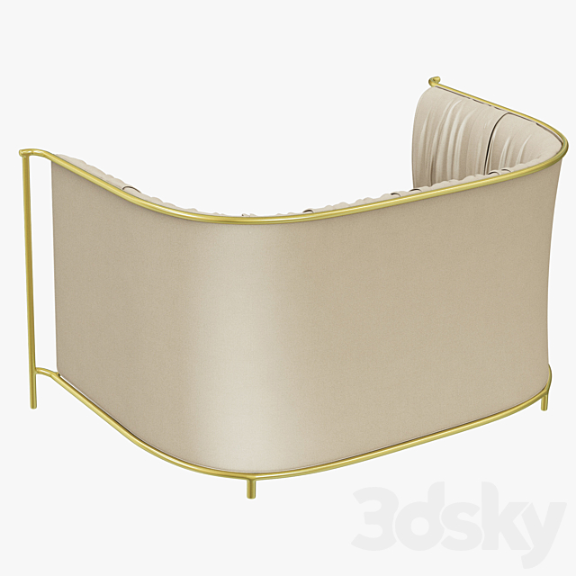 koket desire sofa 3DS Max Model - thumbnail 2