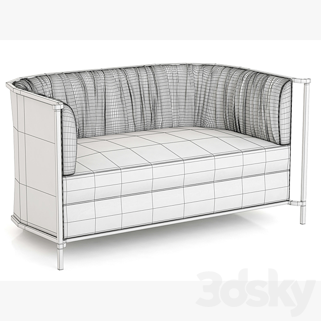 koket desire sofa 3DS Max Model - thumbnail 3