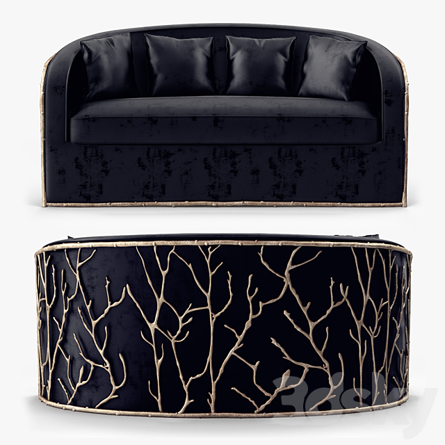 Koket Enchanted Sofa 3DSMax File - thumbnail 1