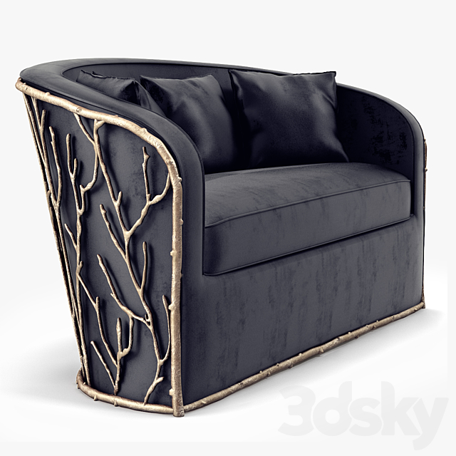 Koket Enchanted Sofa 3DSMax File - thumbnail 2