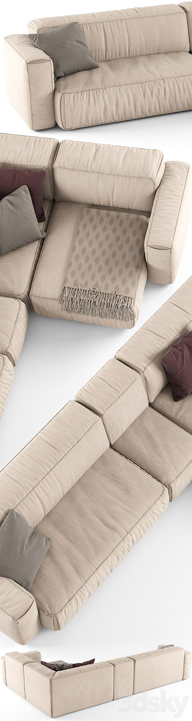 Koo International SOFT | Sofa 3 3DSMax File - thumbnail 2