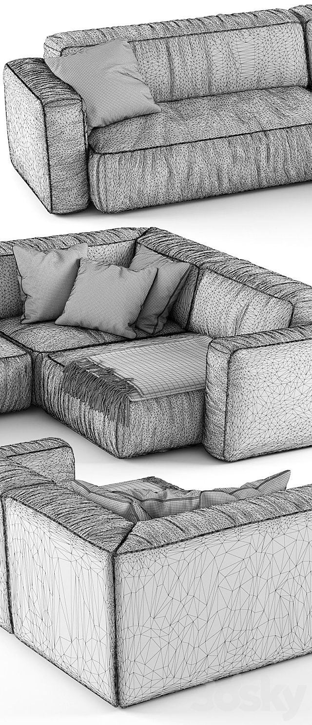 Koo International SOFT | Sofa 3 3DSMax File - thumbnail 3