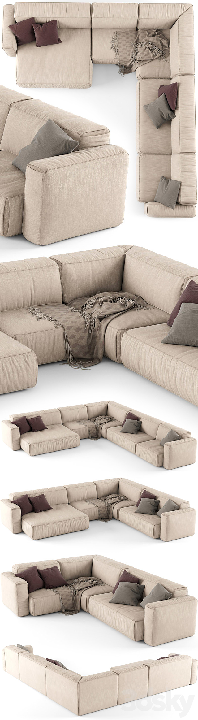 Koo International SOFT | Sofa 4 3DSMax File - thumbnail 2