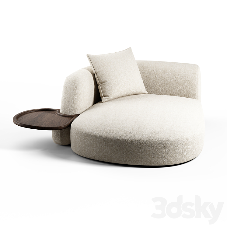 Kookudesign – OZE Modular Sofa #4 by Christophe Delcourt 3DS Max - thumbnail 2