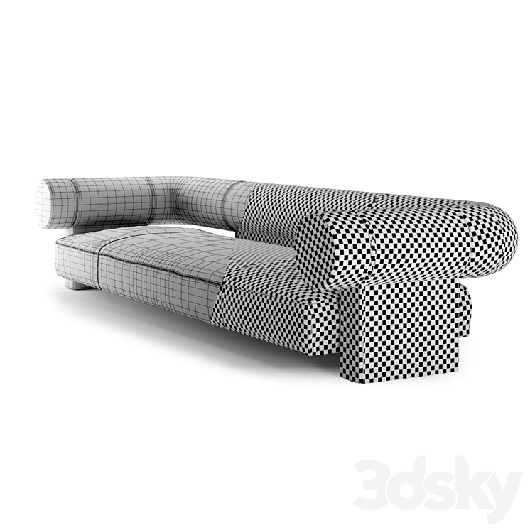 Kosa Sofa Ian Felton 3DS Max Model - thumbnail 2