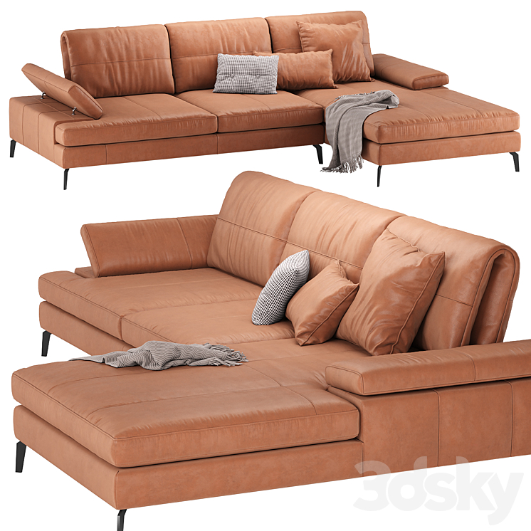 Landa sofa – Calligaris 3DS Max Model - thumbnail 1