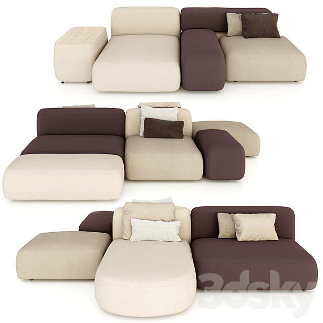 lapalma. plus. modular sofa. 3DSMax File - thumbnail 1
