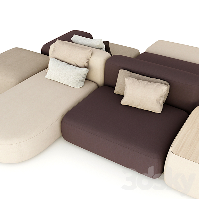 lapalma. plus. modular sofa. 3DSMax File - thumbnail 3