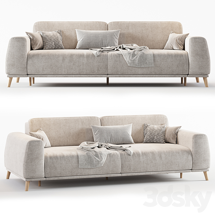 Laronso Sofa | lawrence sofa 3DS Max Model - thumbnail 2