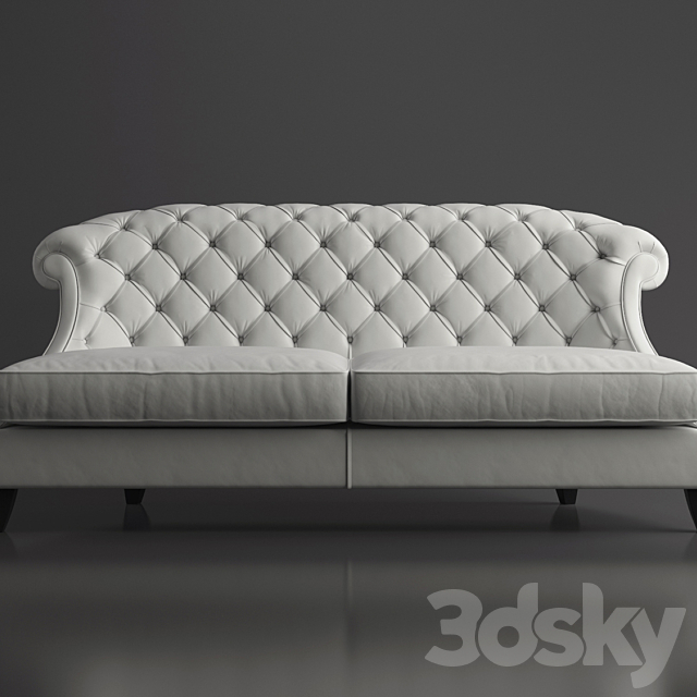 Leather sofas Angelo Cappellini Magda 3DSMax File - thumbnail 2