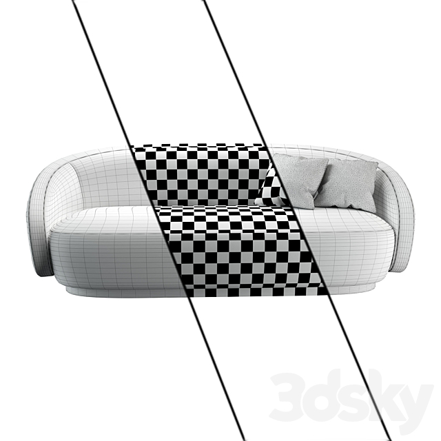 LEE JOFA Whetherly Sofa Sofa 3DS Max Model - thumbnail 2