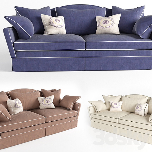 LeHome Queens Sofa 3DS Max Model - thumbnail 1