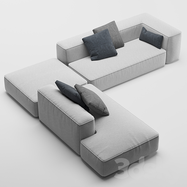 Lema Cloud Sofa 3DSMax File - thumbnail 2