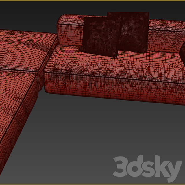 Lema Cloud Sofa 3DSMax File - thumbnail 3