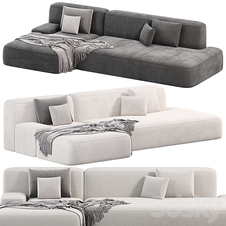 Lema Cloud Sofa by lemmobili sofas 3DS Max Model - thumbnail 1