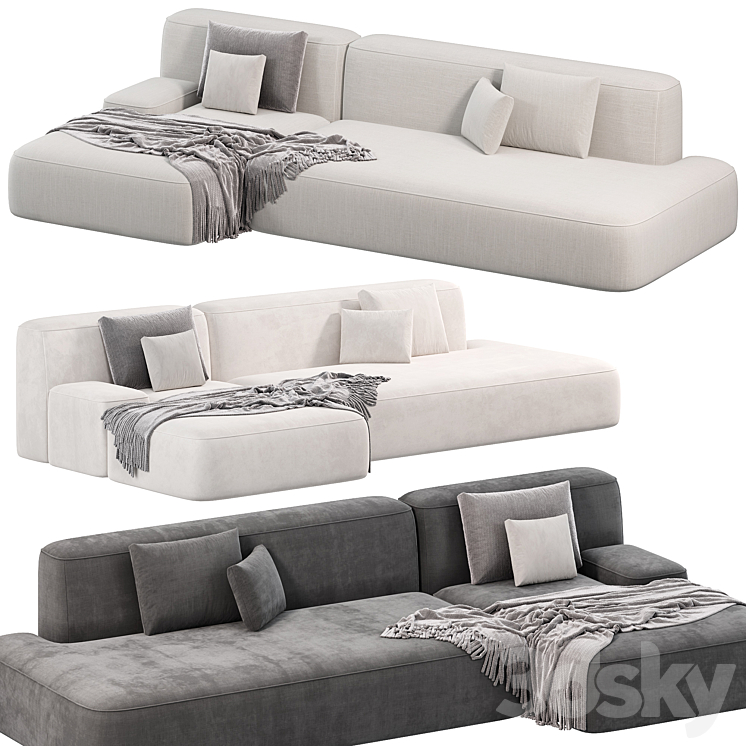 Lema Cloud Sofa by lemmobili sofas 3DS Max Model - thumbnail 2