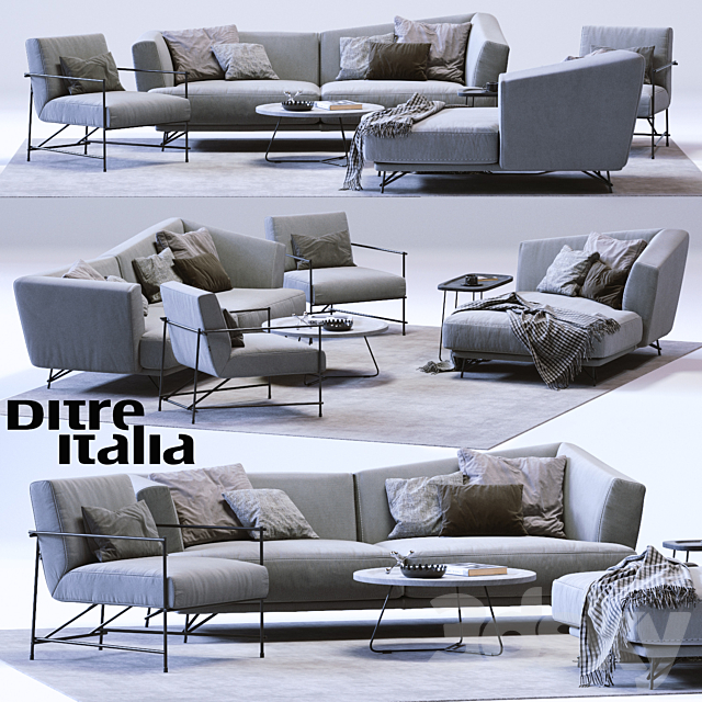 LENNOX Sofa and KYO Armchair 3DSMax File - thumbnail 1