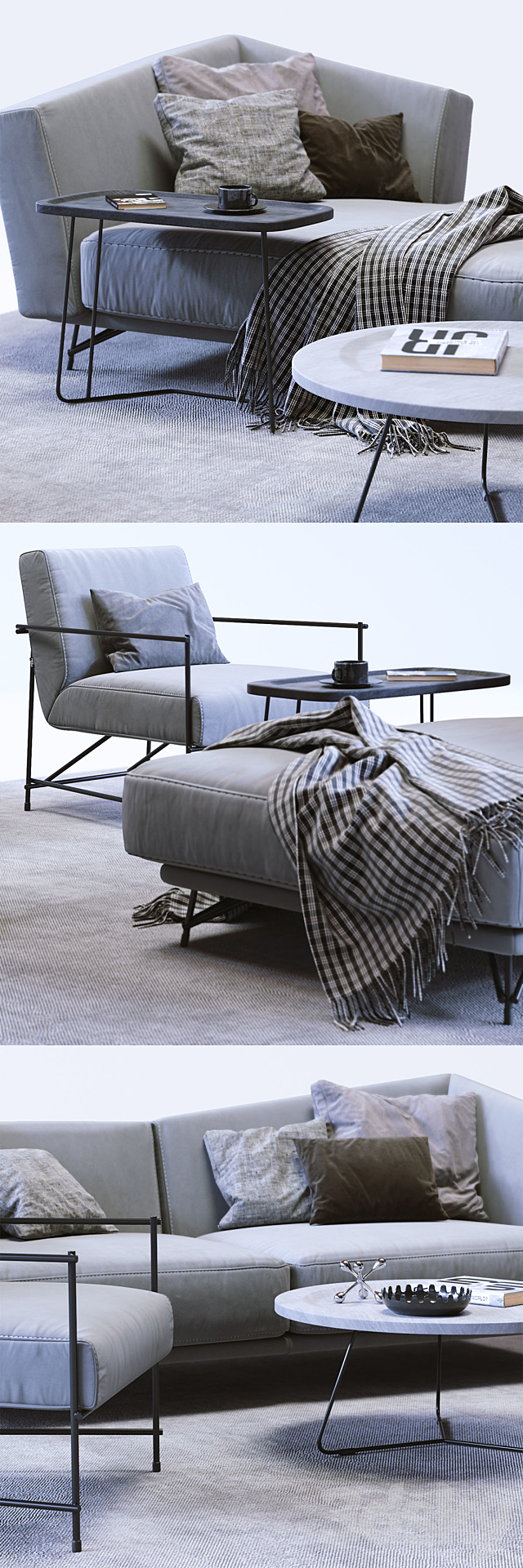 LENNOX Sofa and KYO Armchair 3DSMax File - thumbnail 2