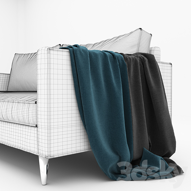 LENNY sofa 3DS Max Model - thumbnail 3