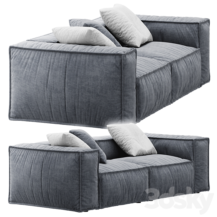 Lenonn modular sofa by Westwing collection 3DS Max Model - thumbnail 3