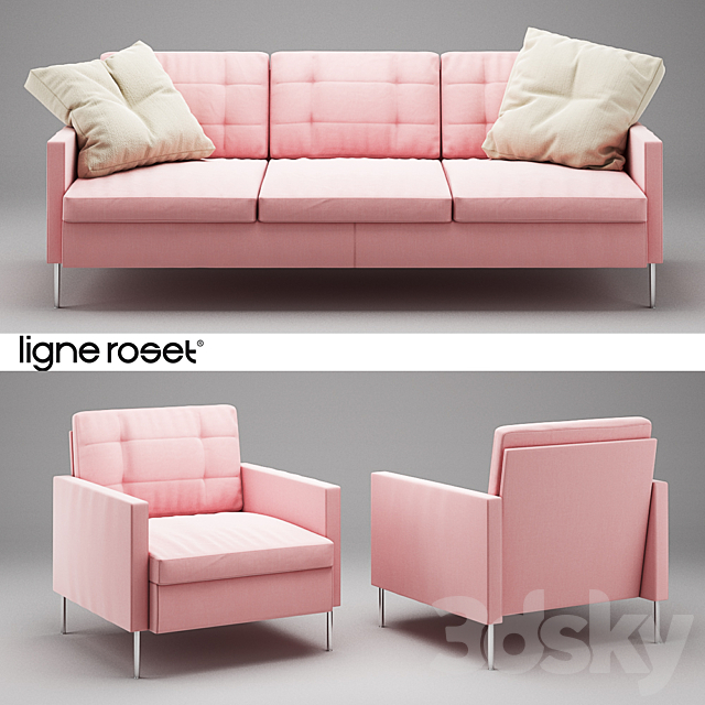 Ligne Roset Hudson 3DSMax File - thumbnail 1