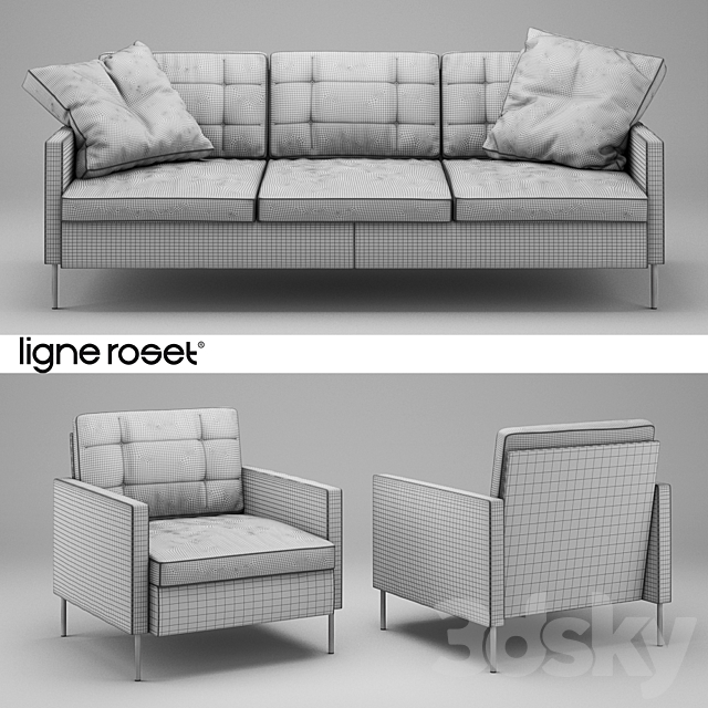 Ligne Roset Hudson 3DSMax File - thumbnail 2