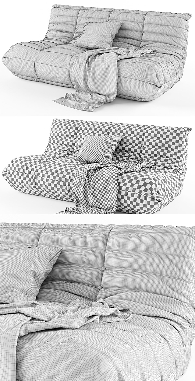 Ligne Roset TOGO 1 3DSMax File - thumbnail 2