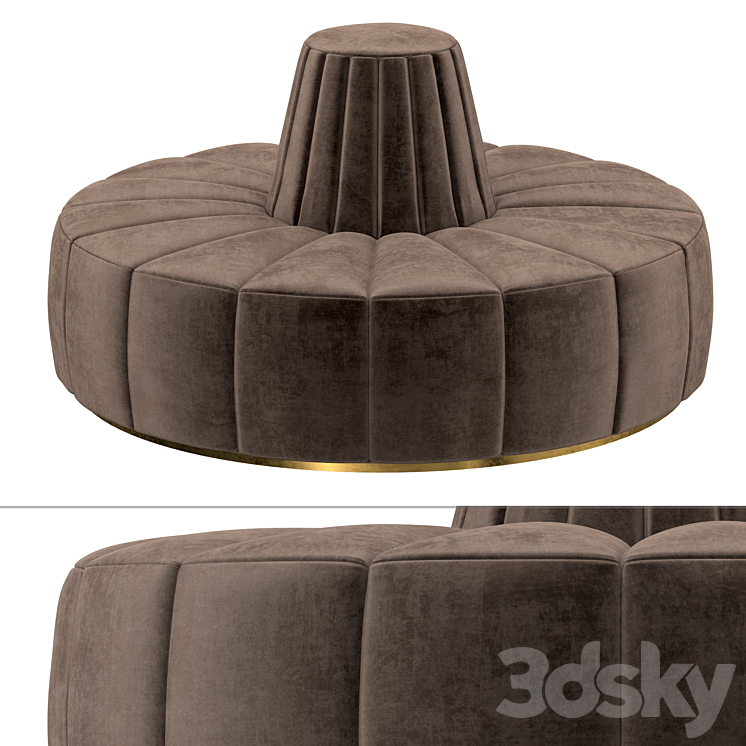 Lobby sofa oo 3DS Max Model - thumbnail 3
