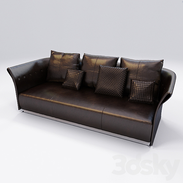 Longhi Charme sofa 3DSMax File - thumbnail 1