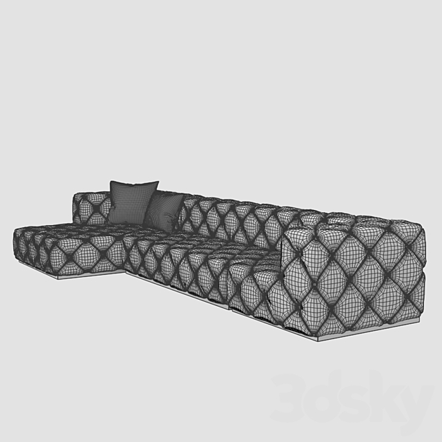 LONGHI sofa Must 3DSMax File - thumbnail 2